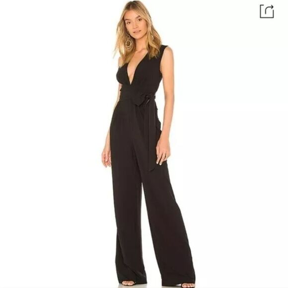 NWT Halston Heritage Black Jumpsuit - Picture 6 of 12
